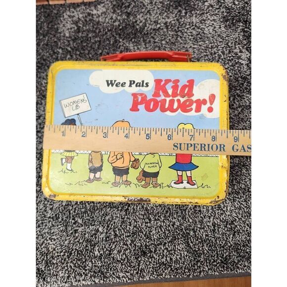 Vintage 1973 Wee Pals Lunch Box RETRO COLLECTIBLE  #A83 - Picture 8 of 9